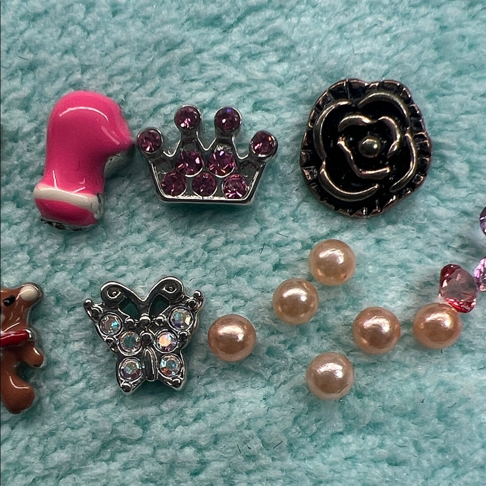 Floating Locket Charms : Cancer theme - Picture 4 of 5